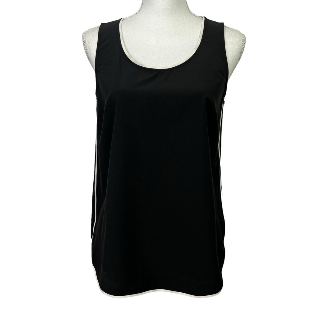 Simply Vera Vera Wang Women’s Pullover Top Sz XS Black/White Sleeveless